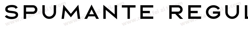 Spumante Regular字体转换